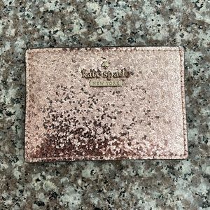 Kate Spade Glitter Card Case